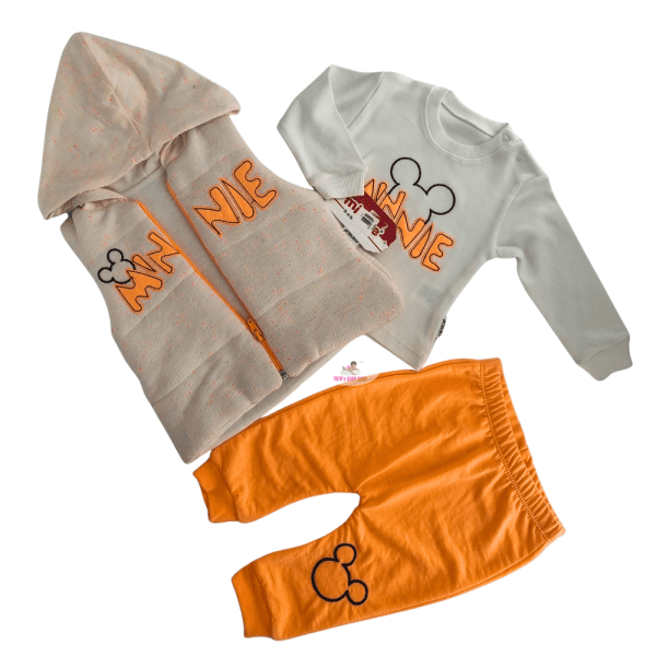 Girl 3 Pc Suit With Half Jacket JB6024