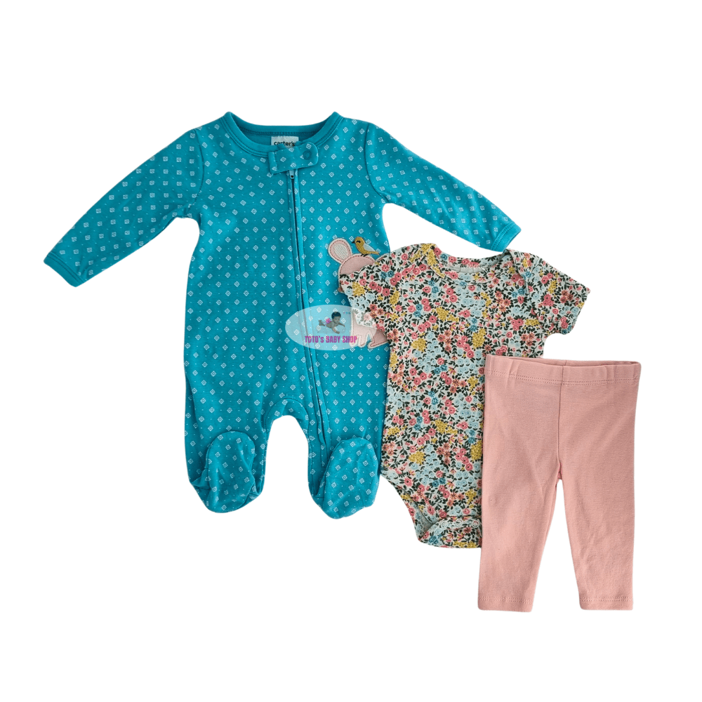 12_46_39-6 Girl Set (romper+body suit+pant) 2907 - Image 1