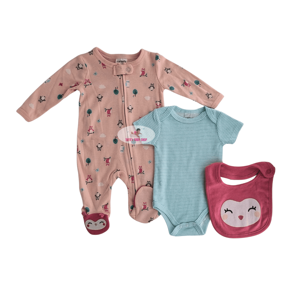 12_54_38-8 Girl Set (romper+body suit+socks) 2903 - Image 1