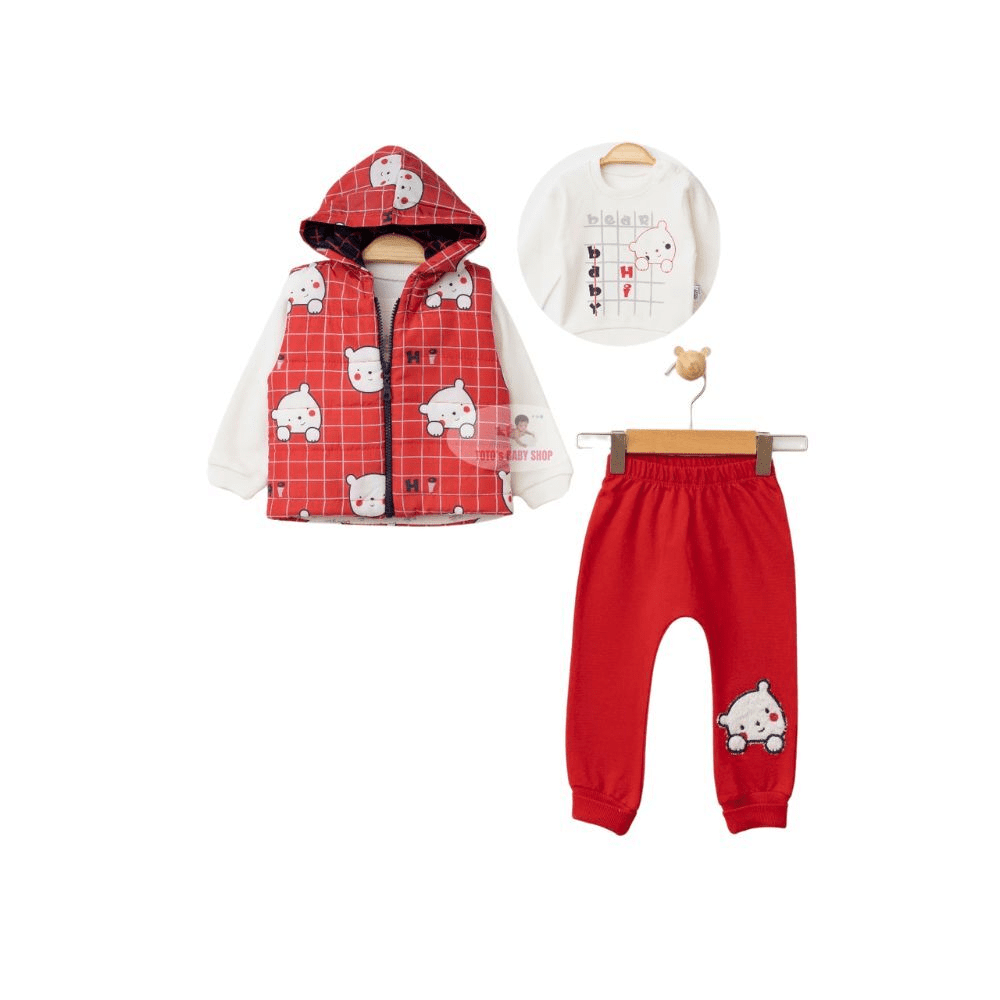 15_39_35-6 Boy Half Jacket 3 Pc Set 601 - Image 1