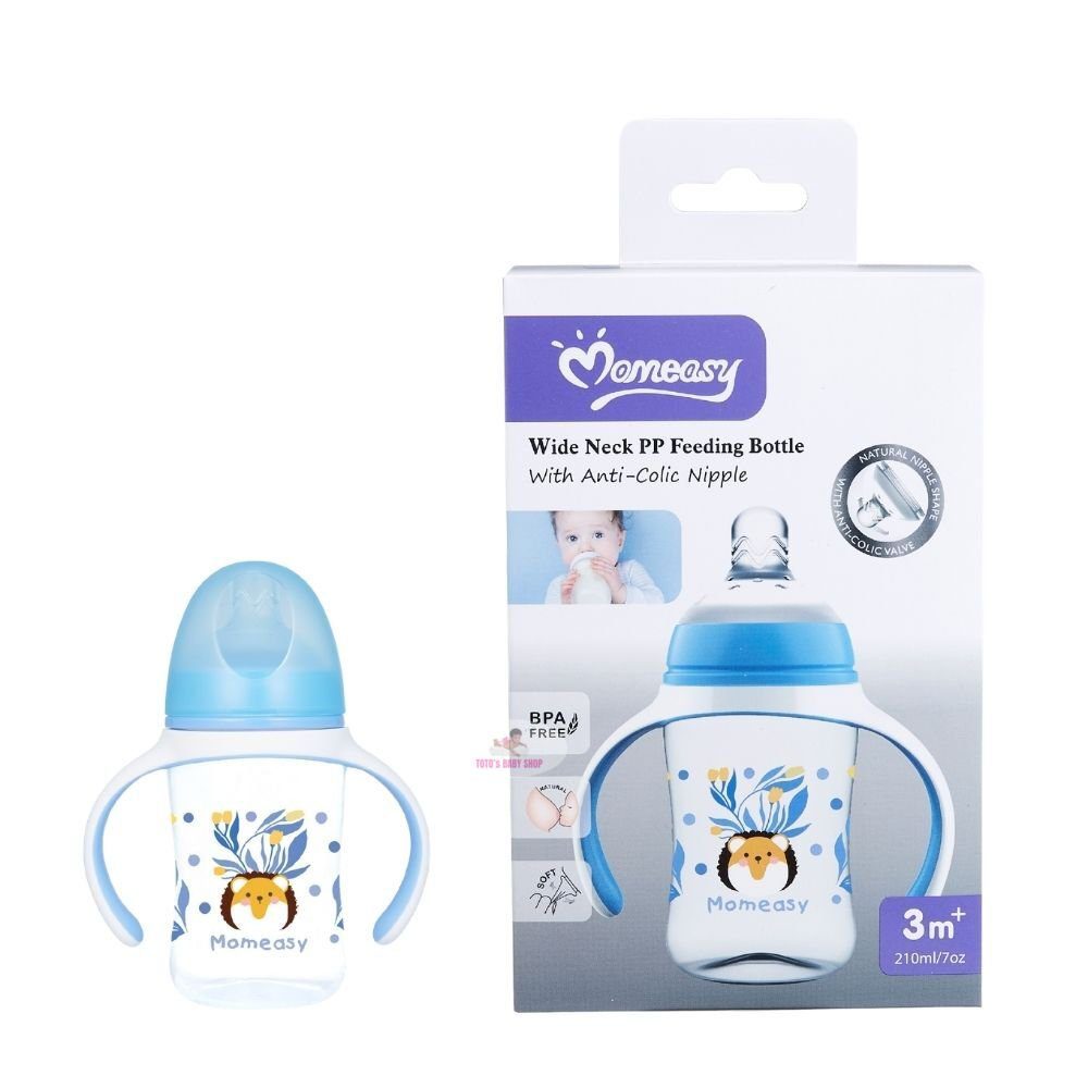44779-BLUE Wide-neck Feeding Bottle 44779 - Image 1