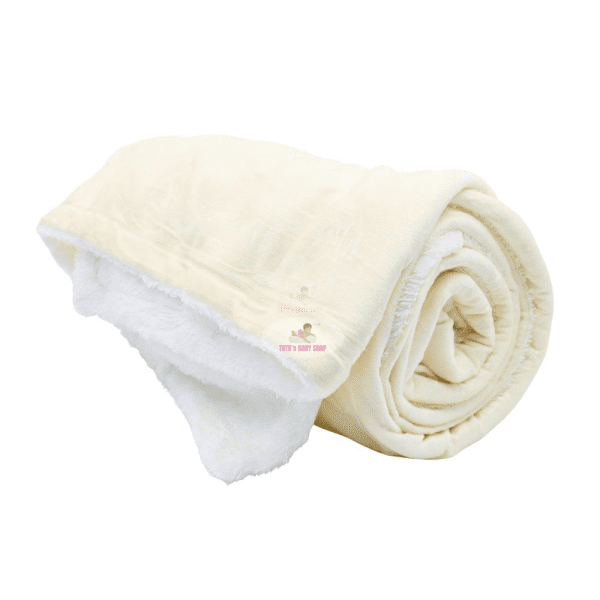 BABY SHAWL CREAM/WHITE