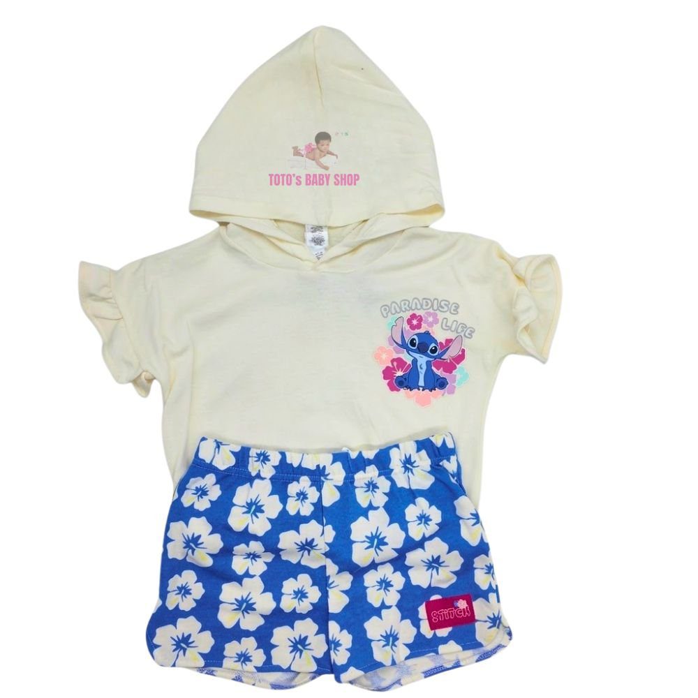 hot-pant-blue Girls Hot Pant Set - Image 1